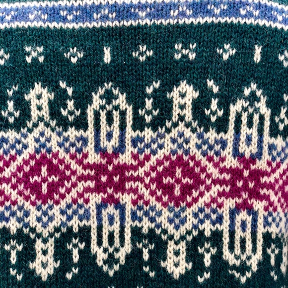 Vintage L.L. Bean Wool Blend Button Up Sweater - Picture 4 of 5